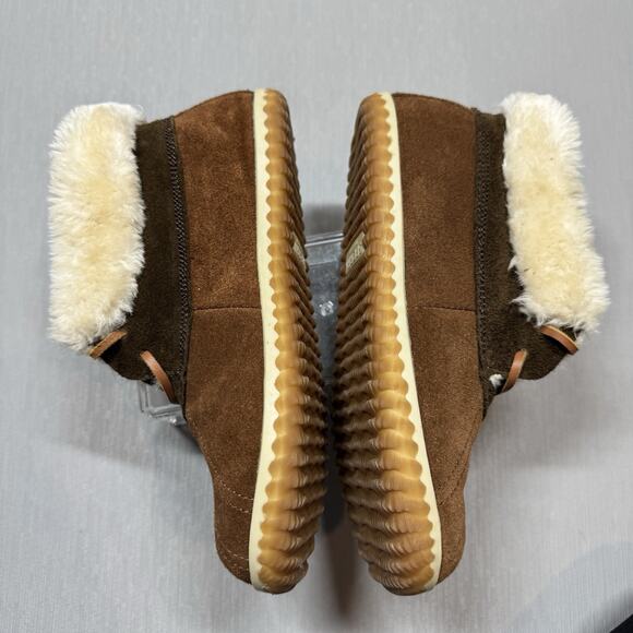 Sperry Elaina Women's Duck Bootie Suede Chocolate Size 6 M Casual Winter - Picture 3 of 6